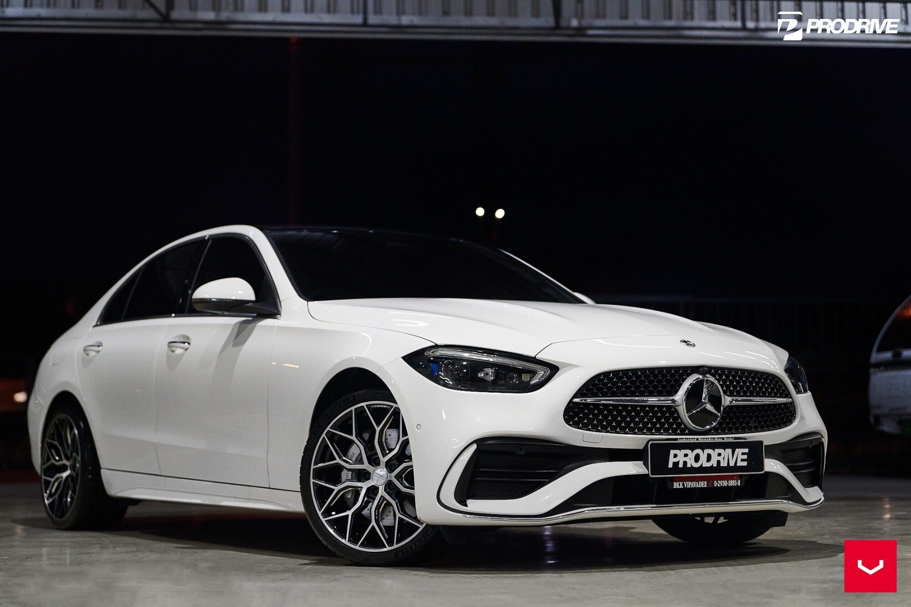 VOSSEN HYBRID FORGED SERIES HF-2 BRUSHED GLOSS BLACK