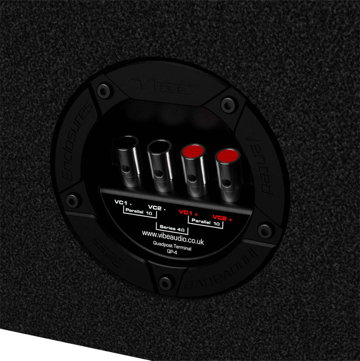 Vibe SLICKMIT8-V3 - 8" Passive Enclosure Subwoofer 1350W