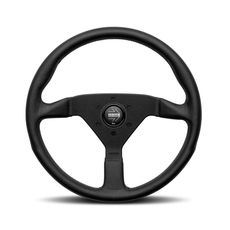 MOMO Montecarlo - Black Leather Steering Wheel 320mm
