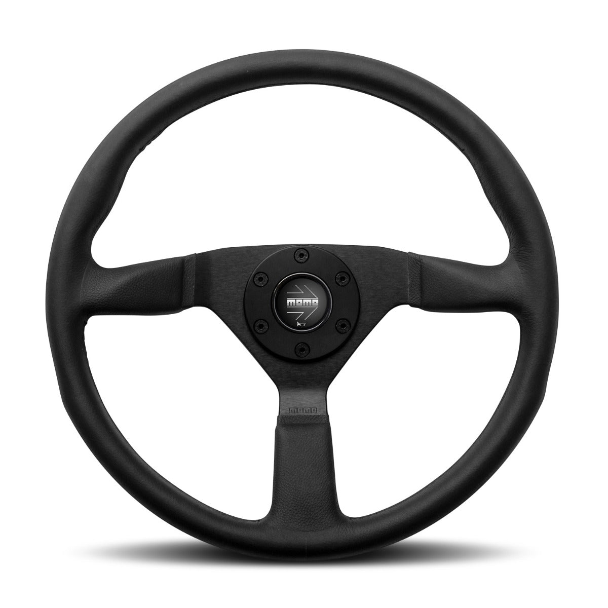 MOMO Montecarlo Black Leather Steering Wheel 380mm