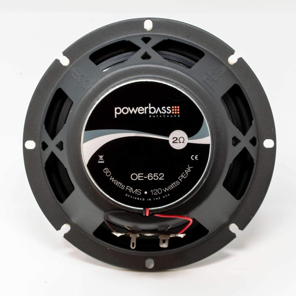 Powerbass OE652 6.5" Coaxial Speakers 2-Ohm - (Pair)