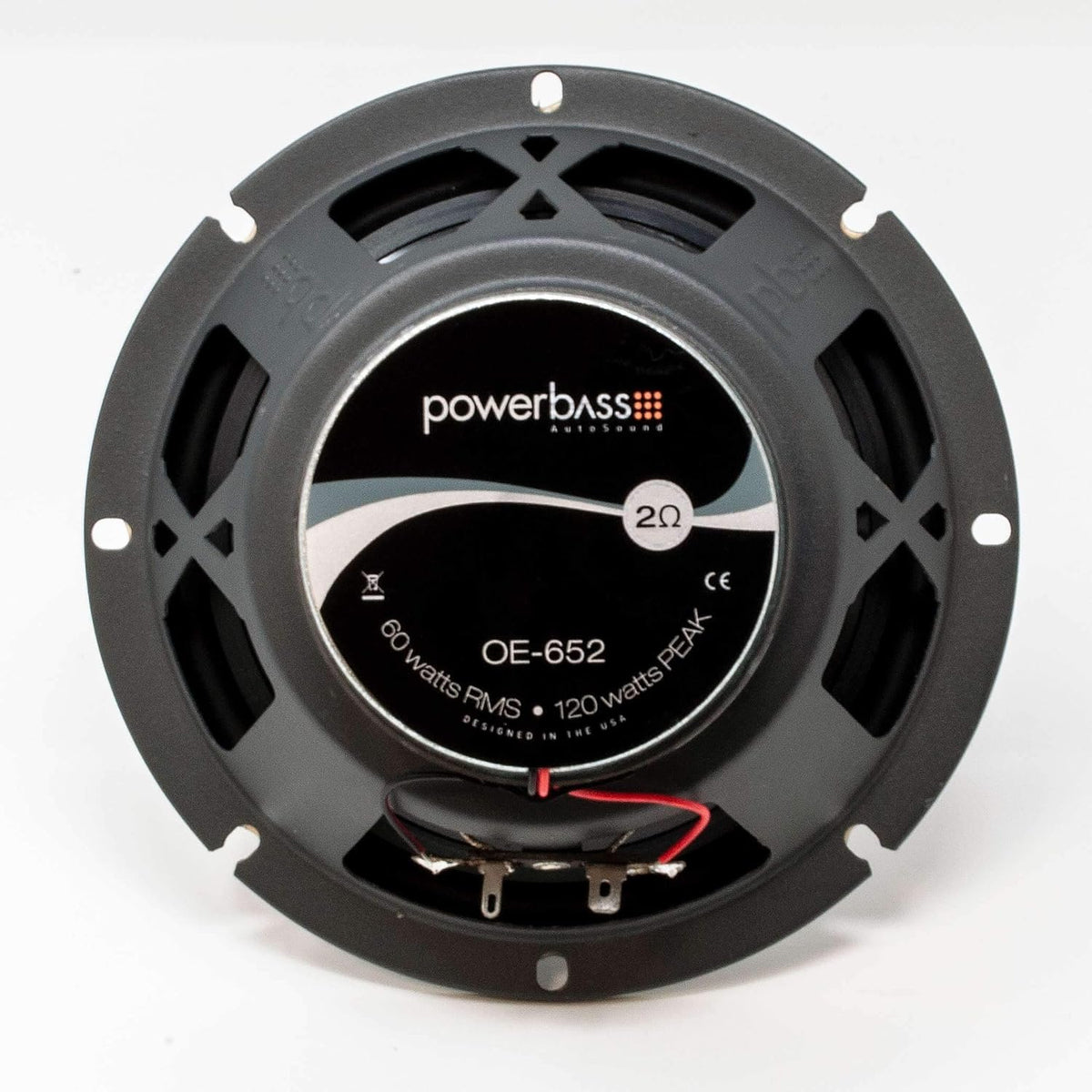 Powerbass OE652 6.5" Coaxial Speakers 2-Ohm - (Pair)
