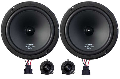 VIBE OPTI8VWT6-V0 - VW T6 Transporter 8" 2-Way Component Speaker Upgrade Kit