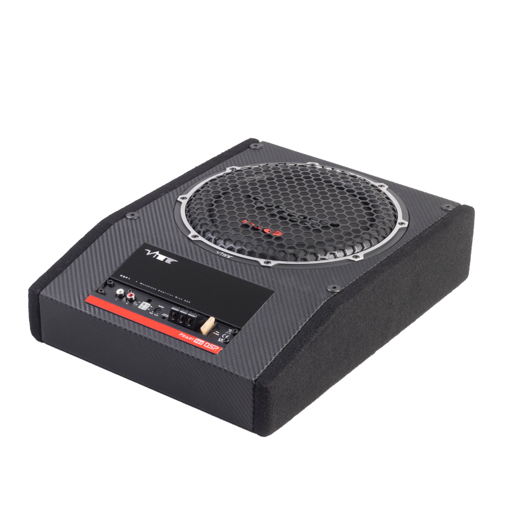 VIBE OPTISOUNDAUTO10A-V4 Optisound Slimline 10" Active Car Subwoofer 900 Watts