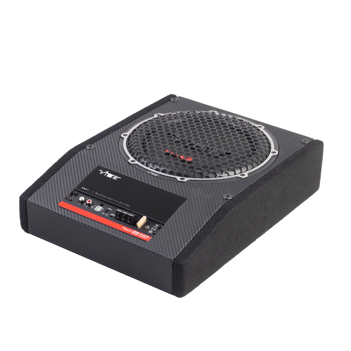 VIBE OPTISOUNDAUTO10A-V4 Optisound Slimline 10" Active Car Subwoofer 900 Watts