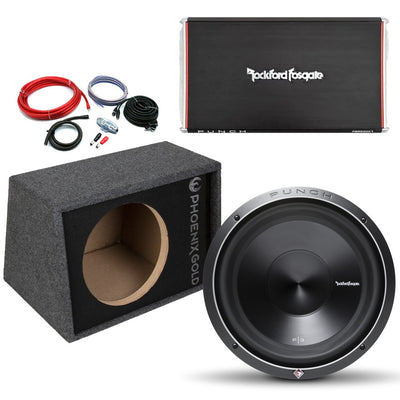 Rockford P3 PBR Punch 12 Inch Bass Ported Package 1200W