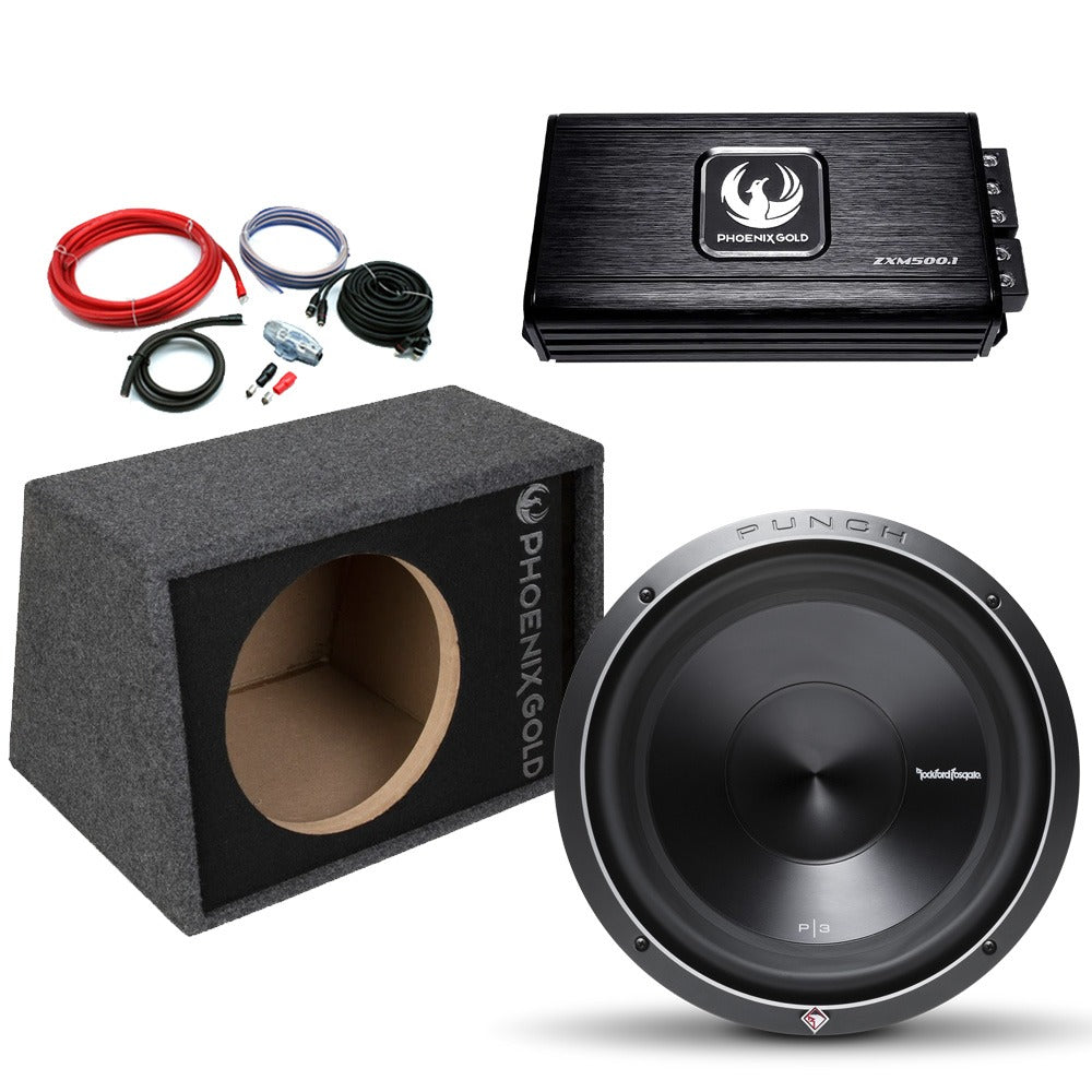 Rockford P3 Gold 12 Inch Bass Ported Package 1200W