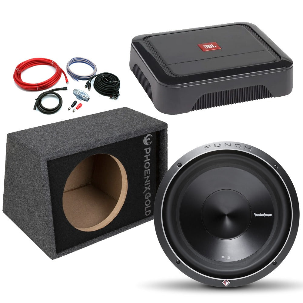 Rockford P3 Punch Club 12 Inch Bass Ported Package 1200W