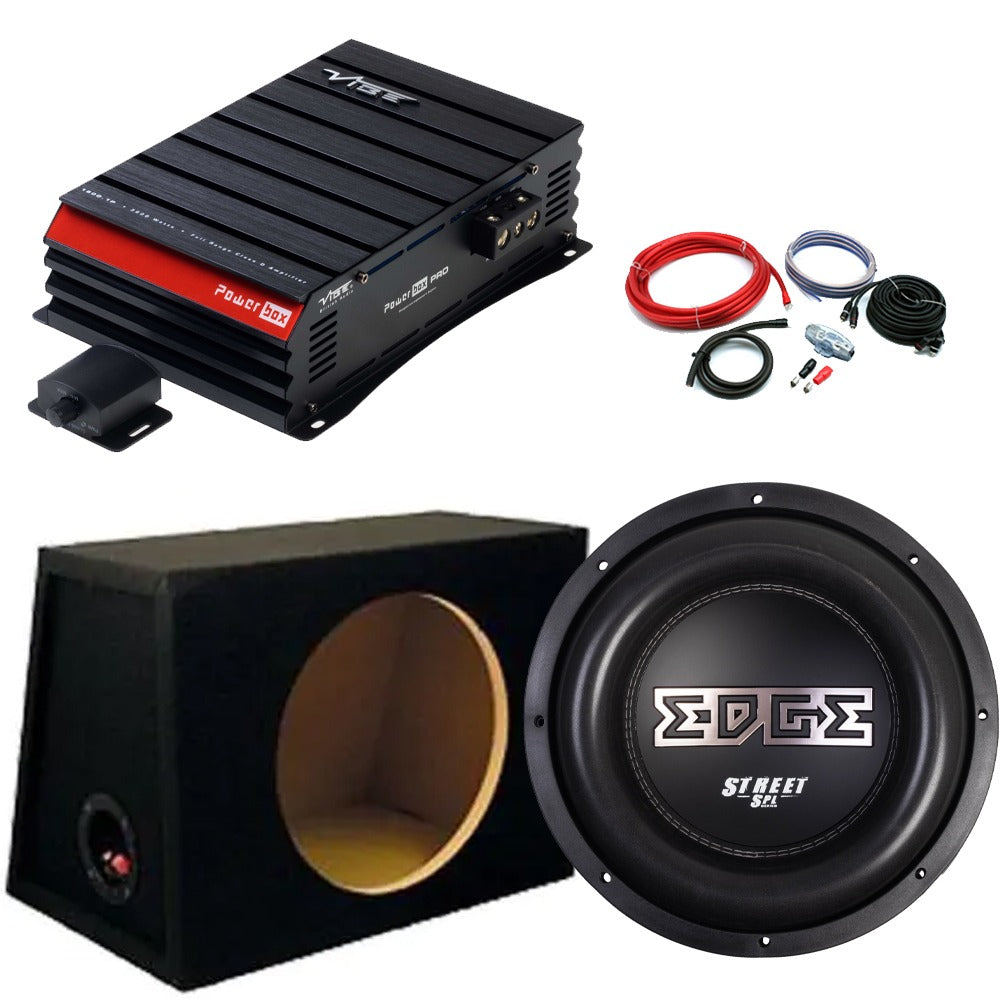 Edge 12" SPL Powerbox Bass Package Deal 3000W