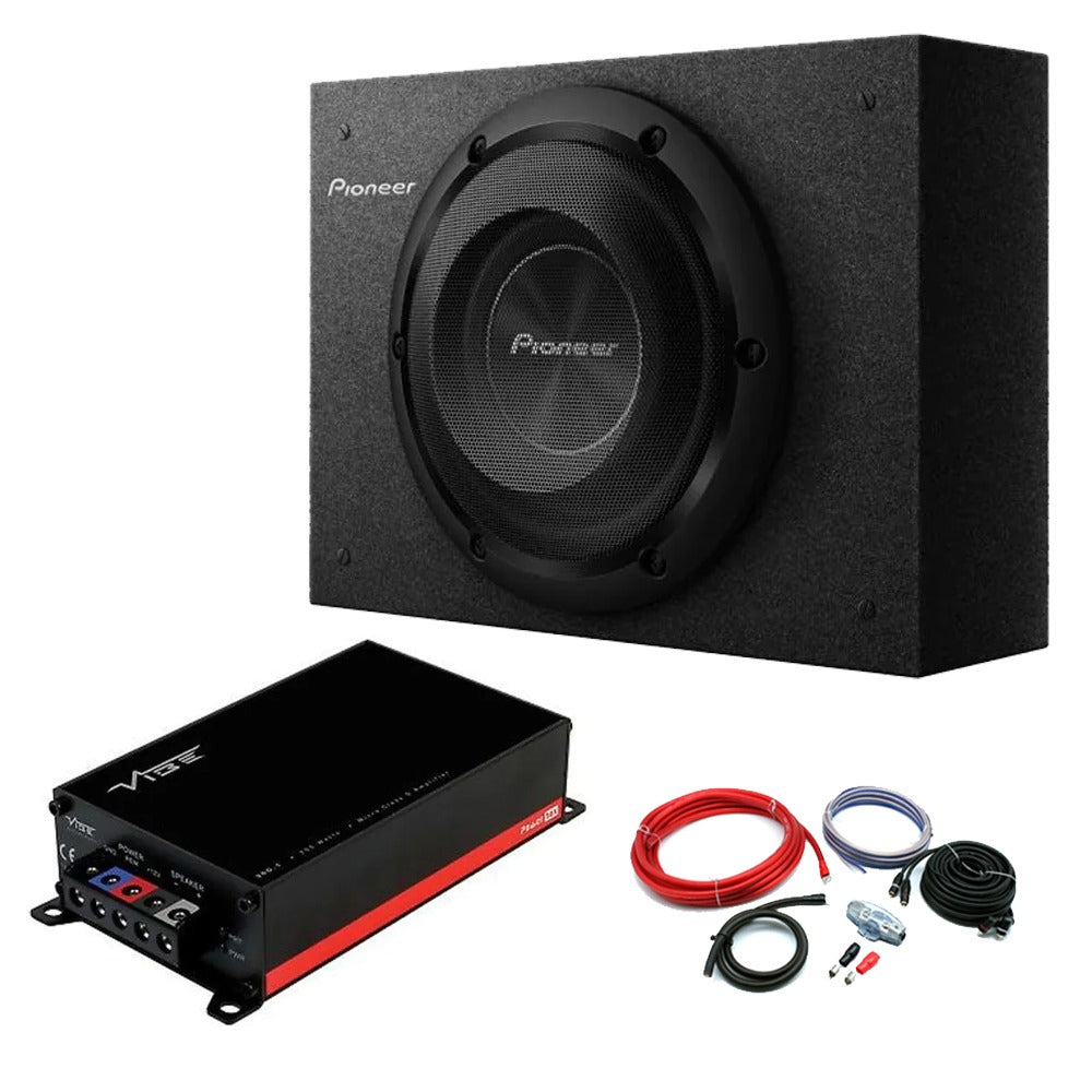 Pioneer TS-A2000LB - 8" Shallow Sealed Amplified Subwoofer Enclosure 700W