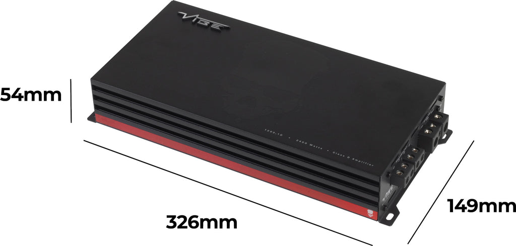 Vibe POWERBOX1200.1D-V3 - Monoblock Car Amplifier 1200WRMS