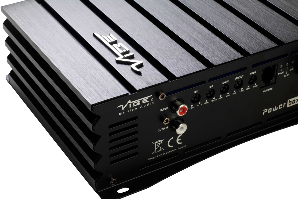 Vibe POWERBOX5000.1P-V0 - Full Range Mono Car Amplifier 5000W RMS 1Ω Stable