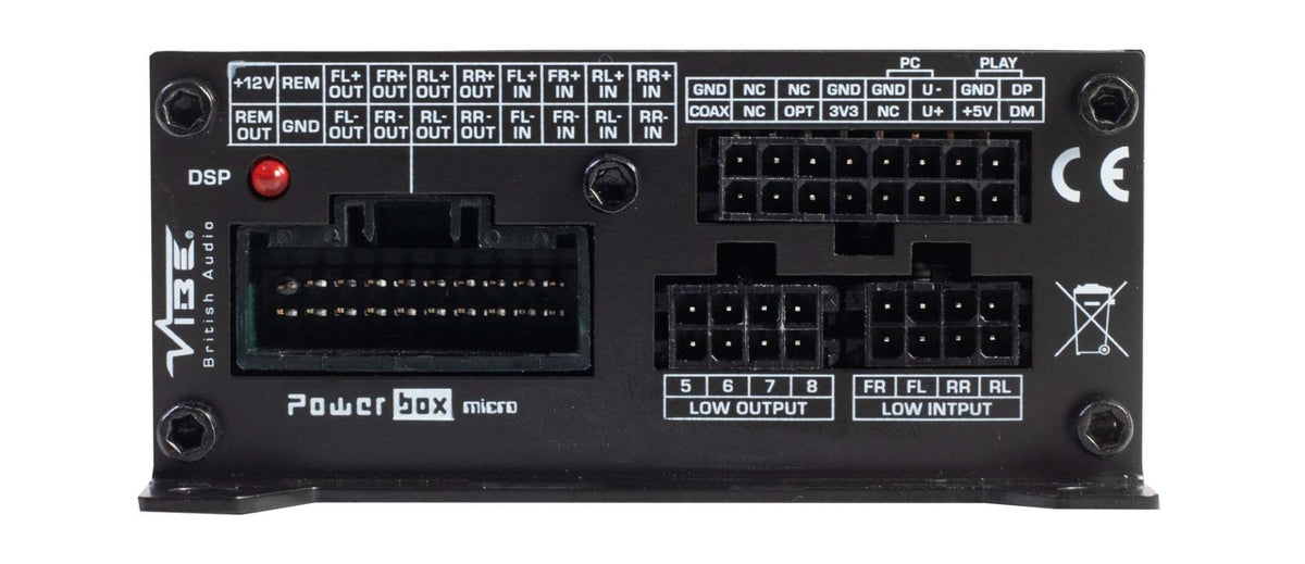 Vibe POWERBOX65.4-8DSP - 4 Channel DSP Amplifier
