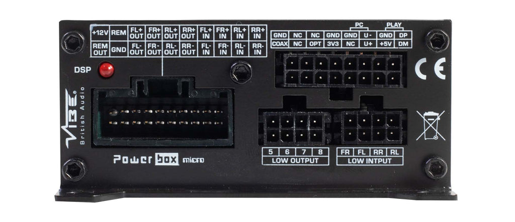 VIBE PowerBox 65.4-8 DSP 4 Channel Car Audio Amplifier 520 Watts