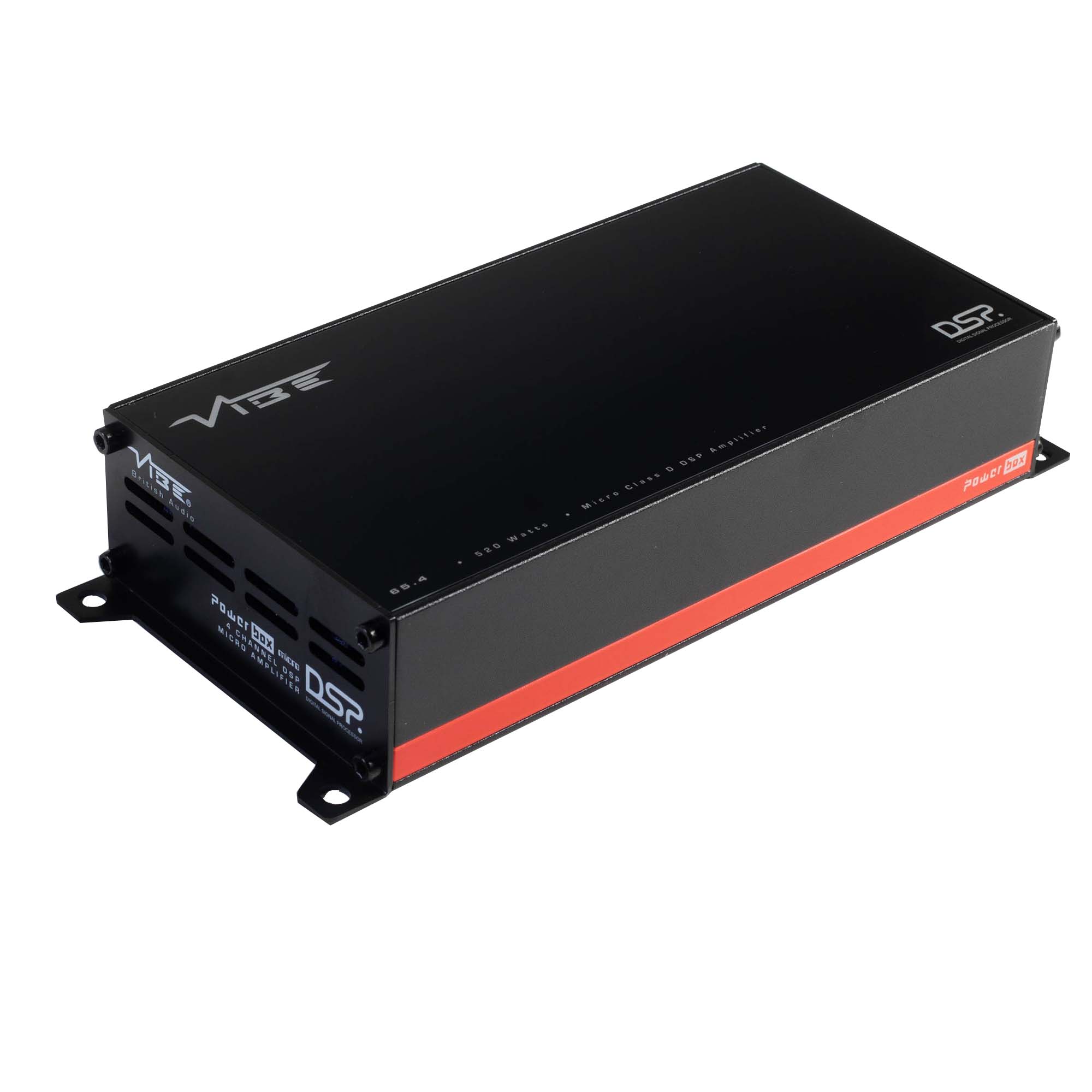 VIBE PowerBox 65.4-8 DSP 4 Channel Car Audio Amplifier 520 Watts