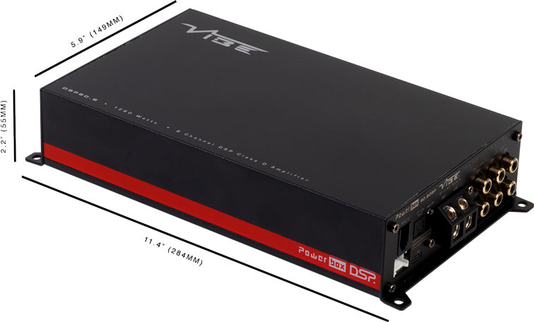 Vibe POWERBOX800.1D-V3 - Monoblock Car Amplifier 800W RMS
