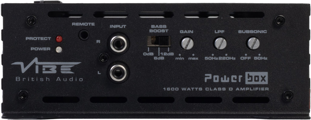 Vibe POWERBOX800.1D-V3 - Monoblock Car Amplifier 800W RMS
