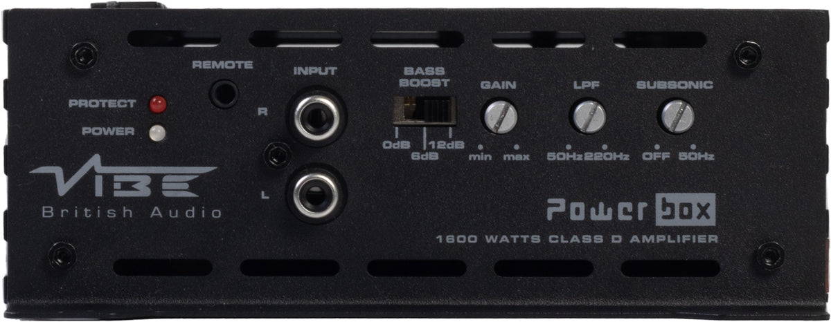 Vibe POWERBOX800.1D-V3 - Monoblock Car Amplifier 800W RMS