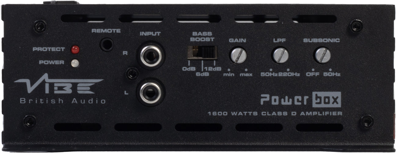 Vibe POWERBOX800.1D-V3 - Monoblock Car Amplifier 800W RMS