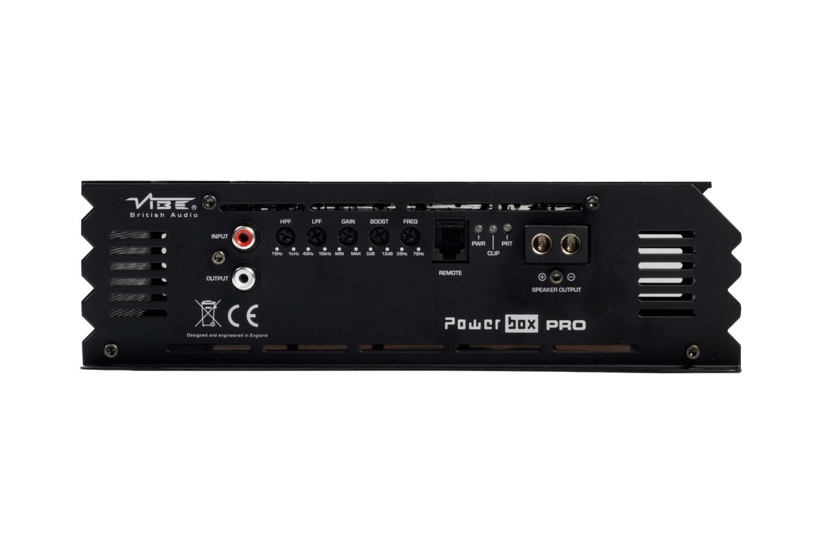Vibe POWERBOX5000.1P-V0 - Full Range Mono Car Amplifier 5000W RMS 1Ω Stable