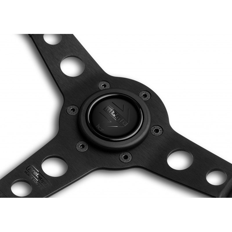 Momo Prototipo Black Edition - Classic Style Steering Wheel  350mm