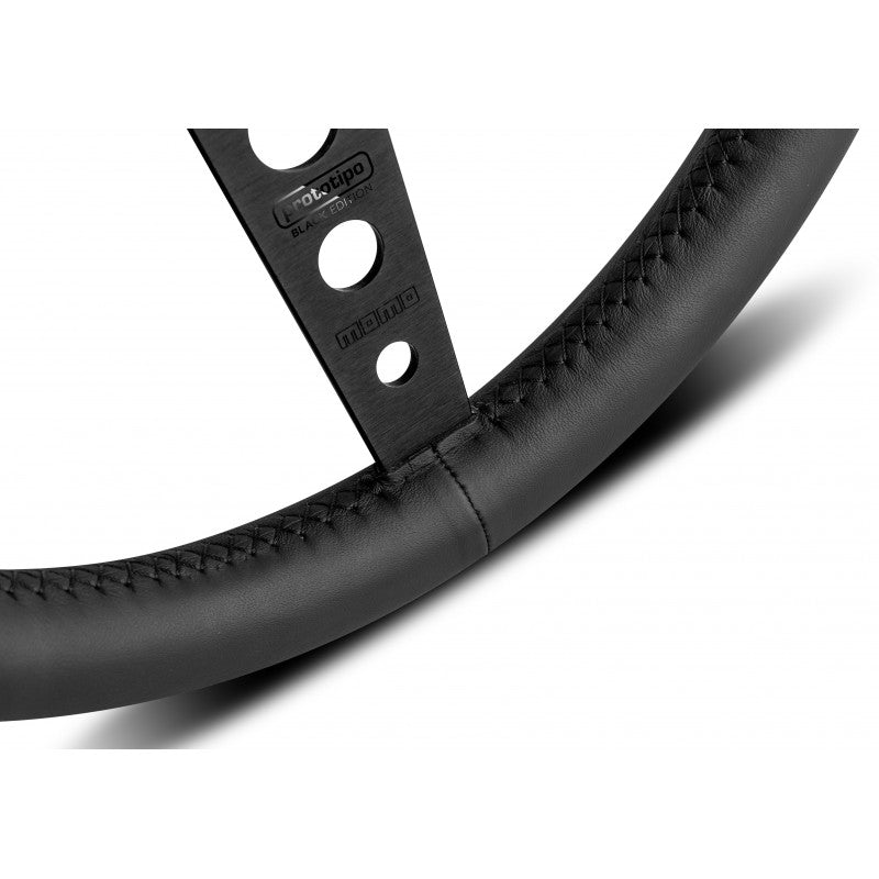Momo Prototipo Black Edition - Classic Style Steering Wheel  350mm