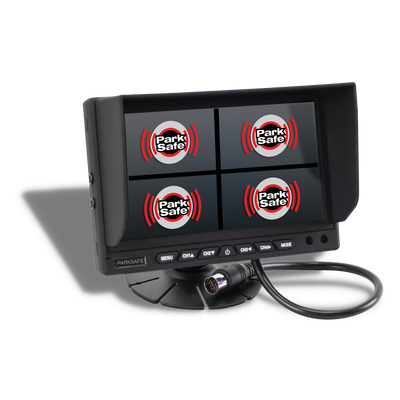 Parksafe PS025 - 7″ High Resolution Digital LCD Quad Screen Monitor