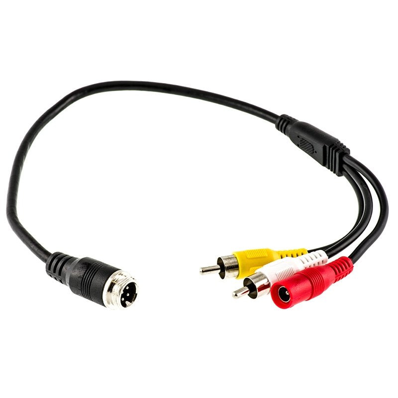 Parksafe PSFLY2 - Fly Leads Male 4 Pin to 2 x Male RCA – Female Jack Power