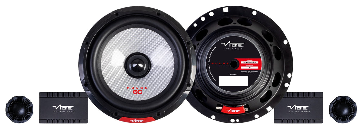 Vibe PULSE6C-V3 - 6.5" 2-Way Component Car Speakers 720W