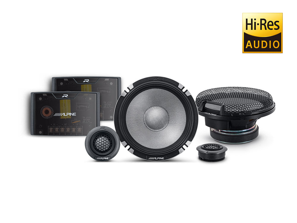 Alpine R2-S652 - 16.5cm 2-Way PRO Component Car Speakers 300W