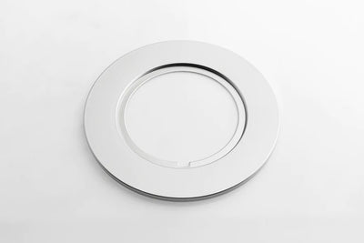 Rotiform LAS-R/BUC-M Lug Cover Plate - Gloss Silver