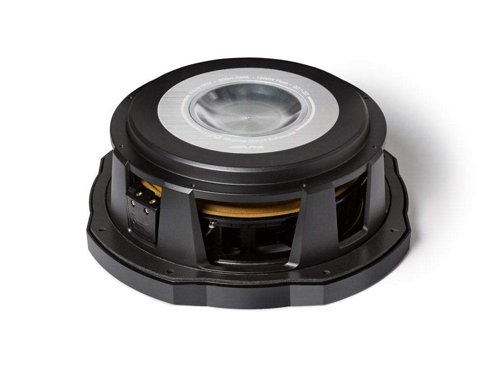 Alpine RS-W10D2 - 10" Type R Series Shallow Dual 2 Ohm Car Subwoofer 1800W