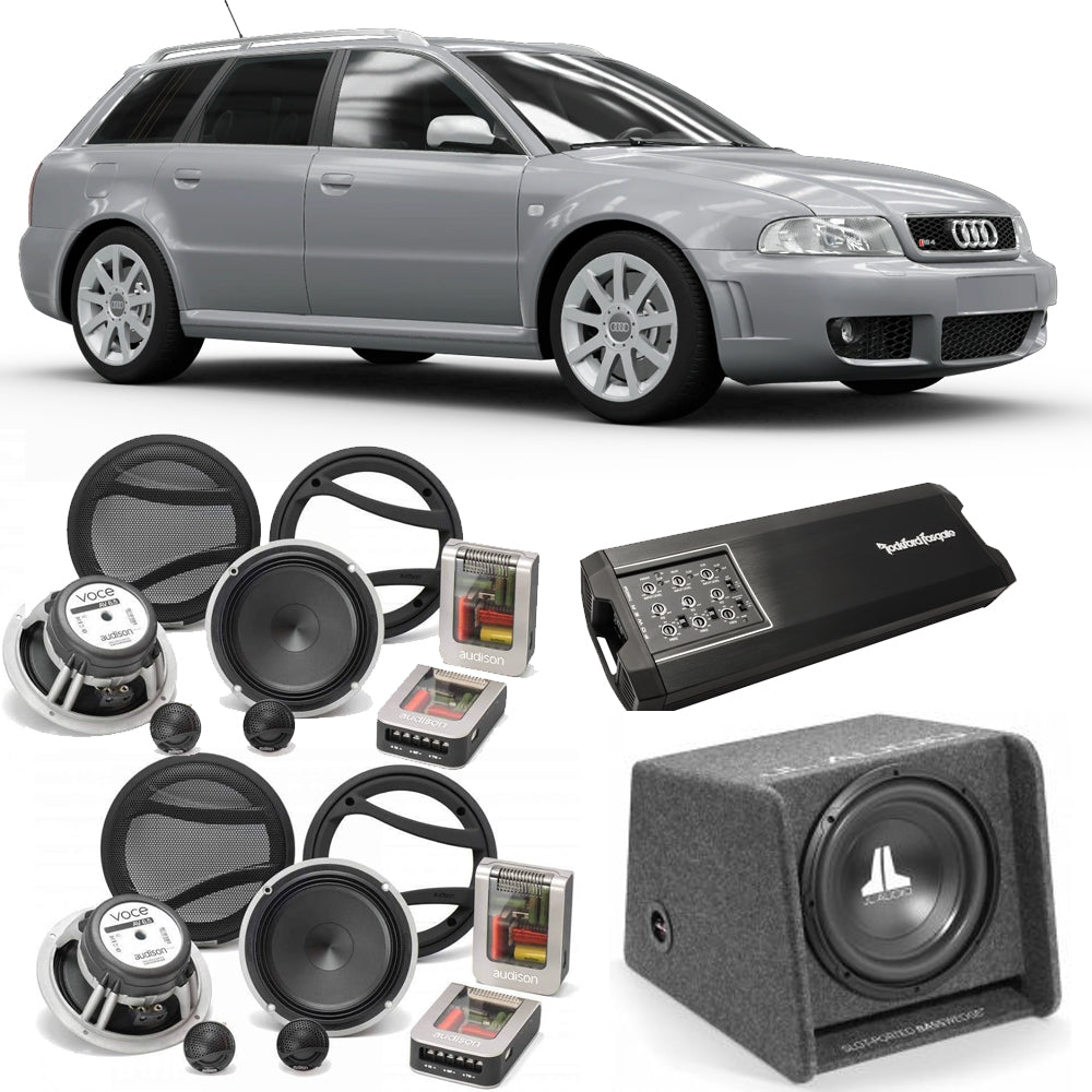 Bespoke Car Audio Speaker and Subwoofer Upgrade for Audi A4 S4 RS4 B5