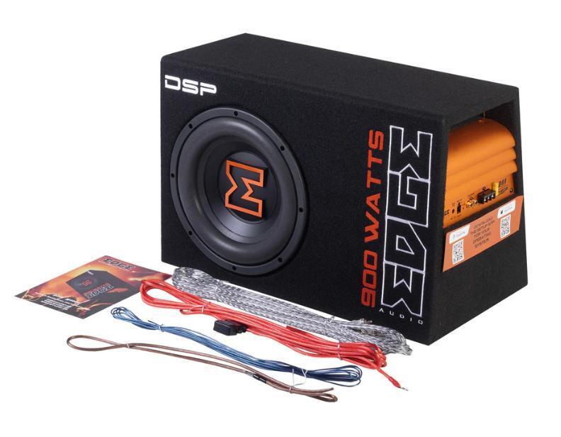 Edge EDBX10ADSP-E3 DBX Series 10" Active Bass Enclosure DSP Car Subwoofer 900W