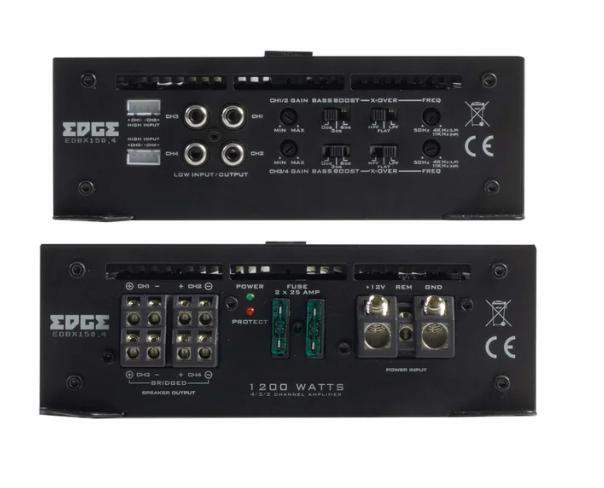 EDGE EDBX150.4-E1 DBX Series 4 Channel 1200 Watts Car Amplifier