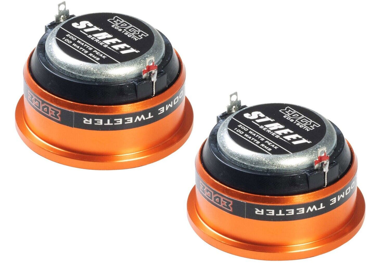 Edge EDS1SQTN-E1 - 1.9" Silk Dome Car SPL Tweeter 200W Total Power - PAIR