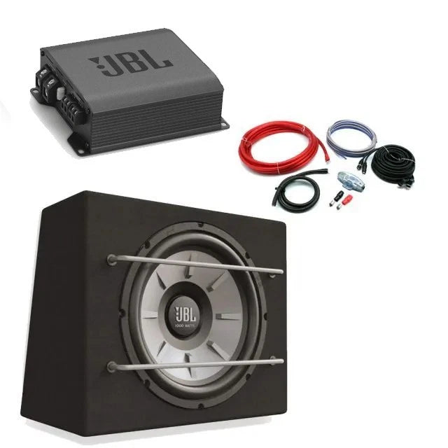 JBL STAGE-1200B 12" Car Subwoofer & Amplifier Bass Package Deal 1000W