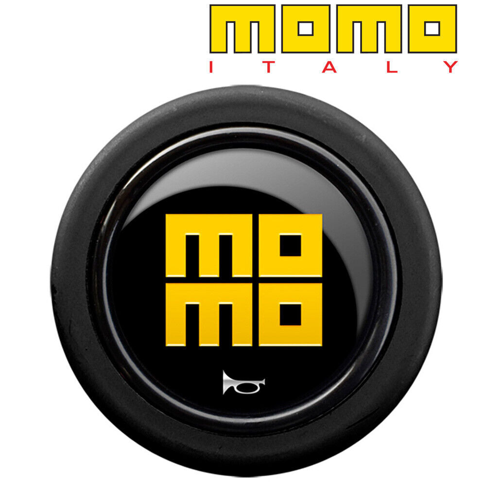 MOMO Standard Horn Button 2 Contact - Heritage Gloss Black
