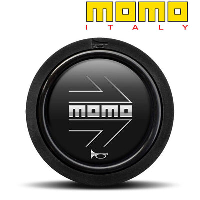 MOMO Standard Horn Button 2 Contact - Arrow Matt Black