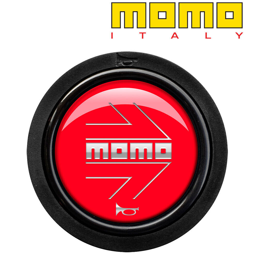 MOMO Horn Button 2 Contact - Arrow Gloss Red