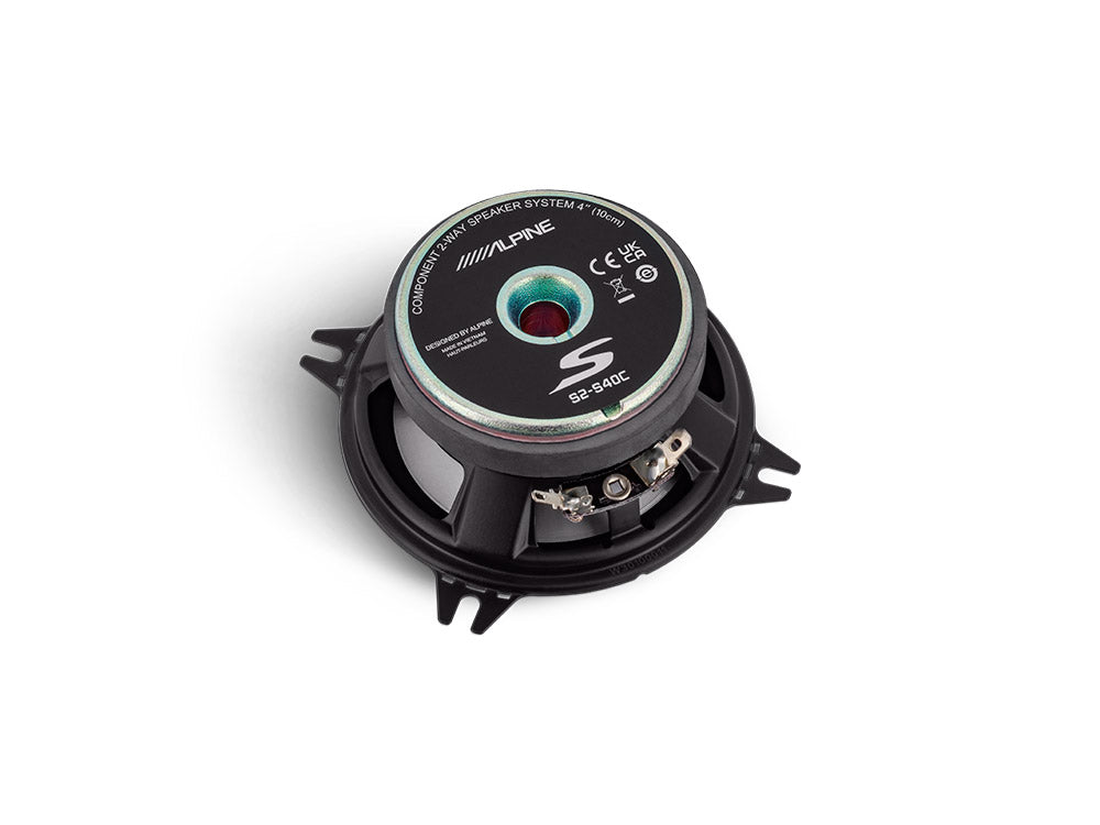 Alpine S2-S40C - S-Series 4" 2-Way Component Car Speakers 140 Watts
