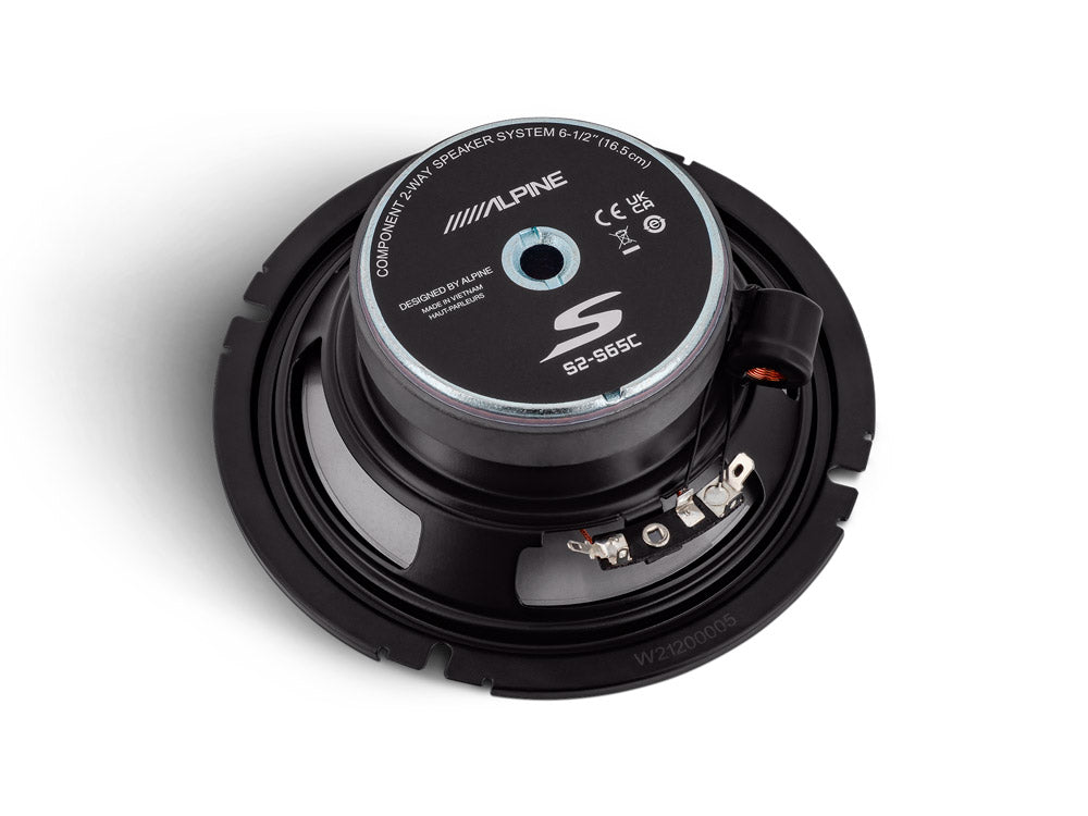 Alpine S2-S65C - S-Series 6.5" 2-Way Car Component Speakers 240 Watts