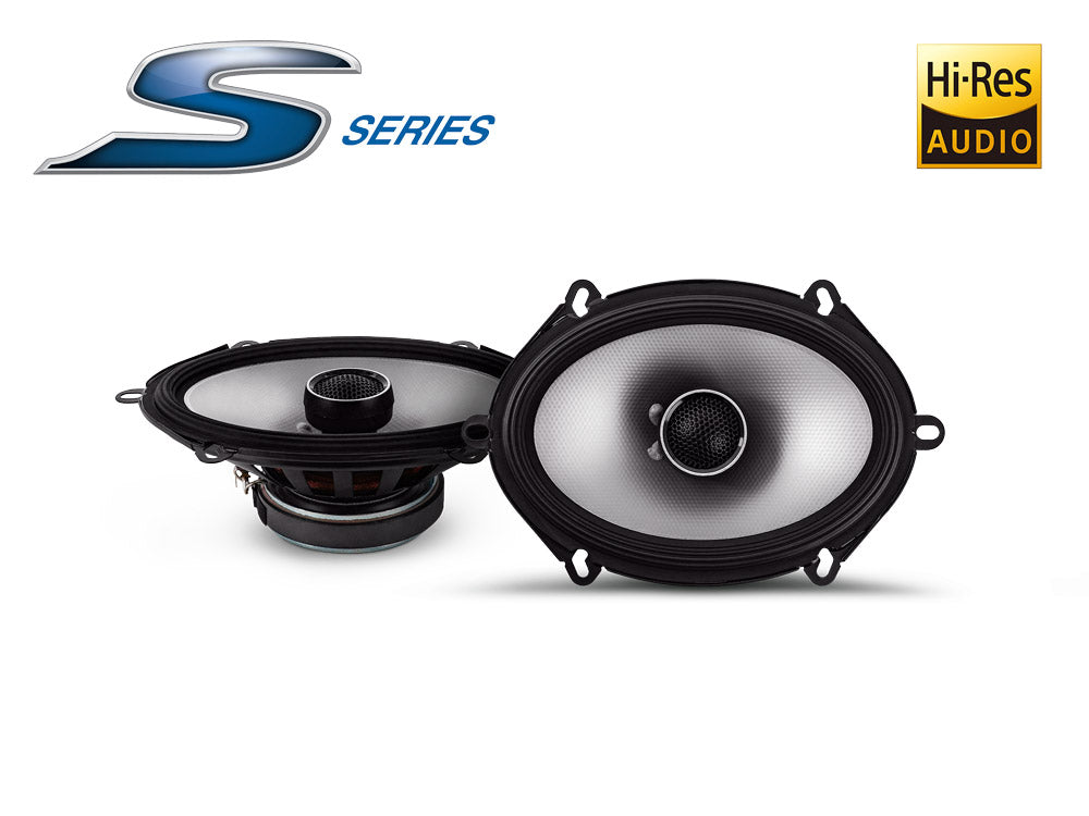 Alpine S2-S68 - S-Series 6"x8” 2-Way Coaxial Car Speakers 230 Watts