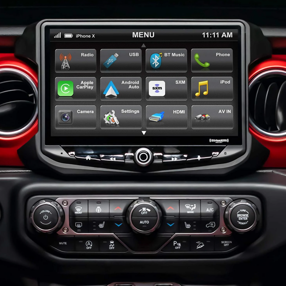 Jeep Wrangler JL/Gladiator JT (2018-2023) HEIGH10 10" Car Stereo with Fully Integrated Fitting Kit