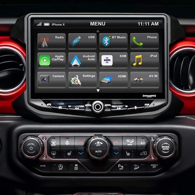 Jeep Wrangler JL/Gladiator JT (2018-2023) HEIGH10 10" Car Stereo with Fully Integrated Fitting Kit