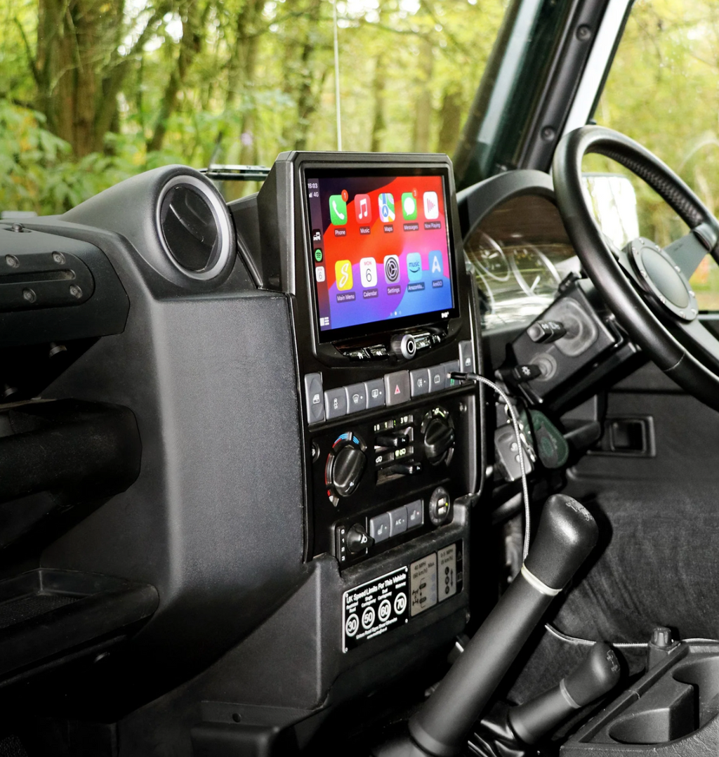 Land Rover Defender 2007-2016 10" Car Stereo Apple CarPlay Android Auto DAB Enhanced Off-Road & Performance Gauges with Fitting Kit