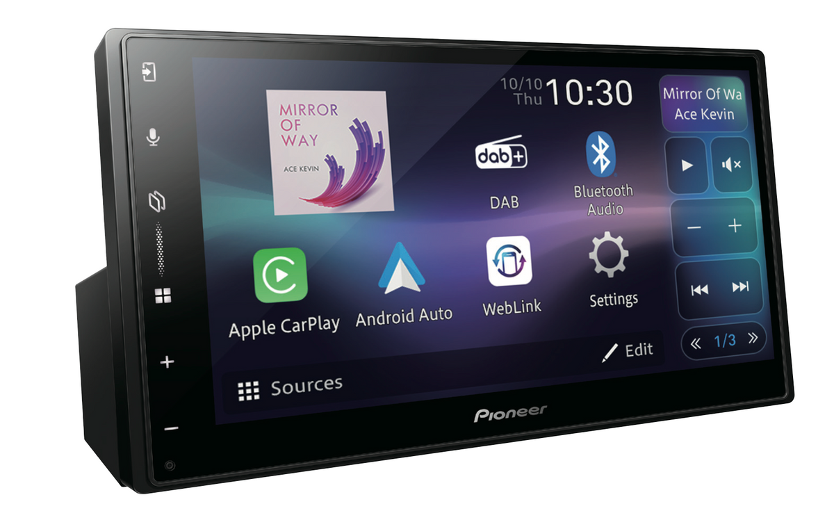 Pioneer SPH-DA77DAB - 6.8 Inch Wireless CarPlay Android Auto DAB Bluetooth Wifi Stereo
