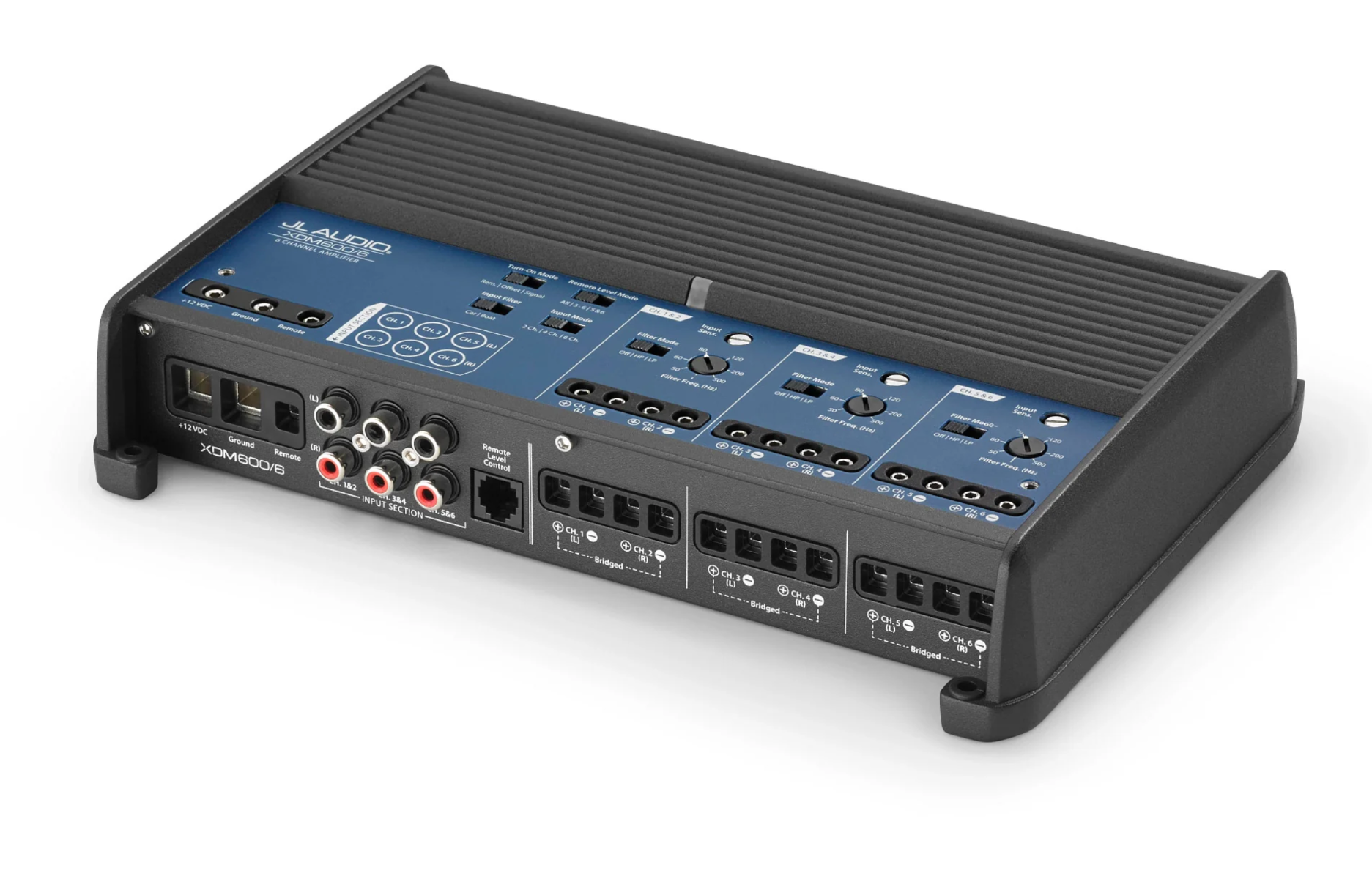 JL Audio XDM600/6 - 6 Channel Class D Full-Range Car Marine Amplifier 600 W