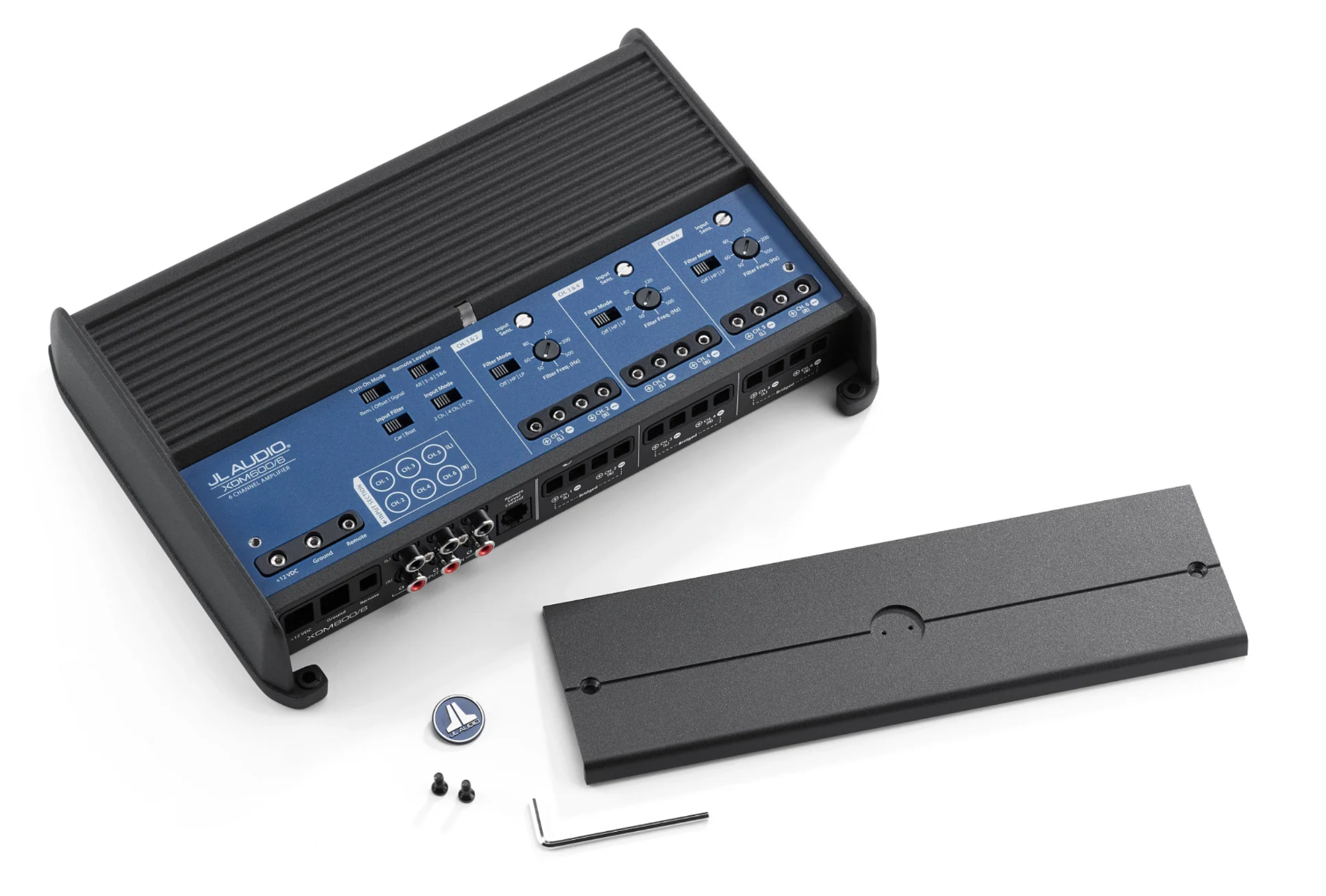 JL Audio XDM600/6 - 6 Channel Class D Full-Range Car Marine Amplifier 600 W