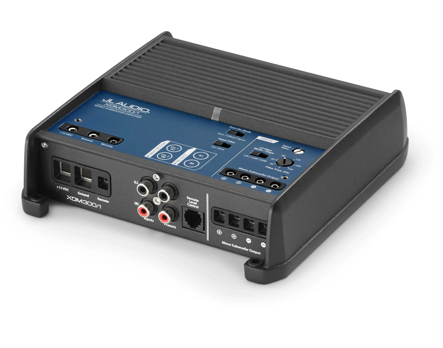 JL Audio XDM300/1 - Monoblock Class D Car / Marine Subwoofer Amplifier 300 W